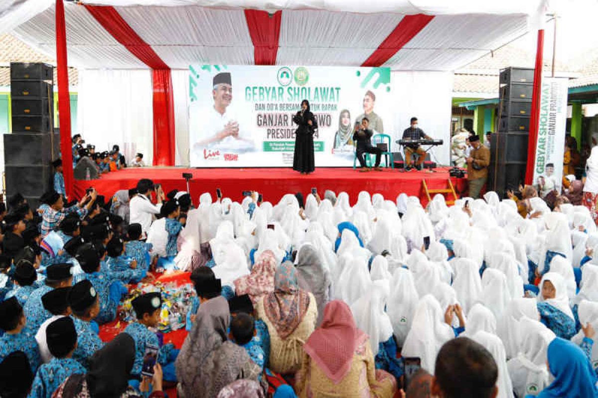 Ribuan santri di Indramayu gelar doa dukung Ganjar jadi Presiden 2024
