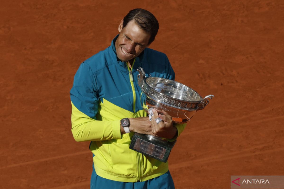 Nadal kalahkan Ruud untuk klaim titel  ke-14 French Open