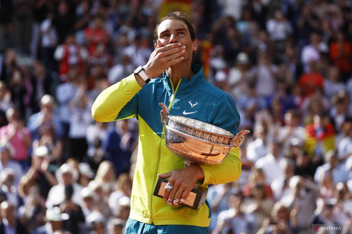 French Open 2022: Nadal kalahkan Casper Ruud untuk klaim titel ke-14