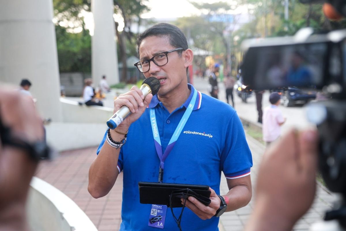 Menteri Sandiaga: Antusiasme masyarakat terhadap ajang Formula E sangat tinggi