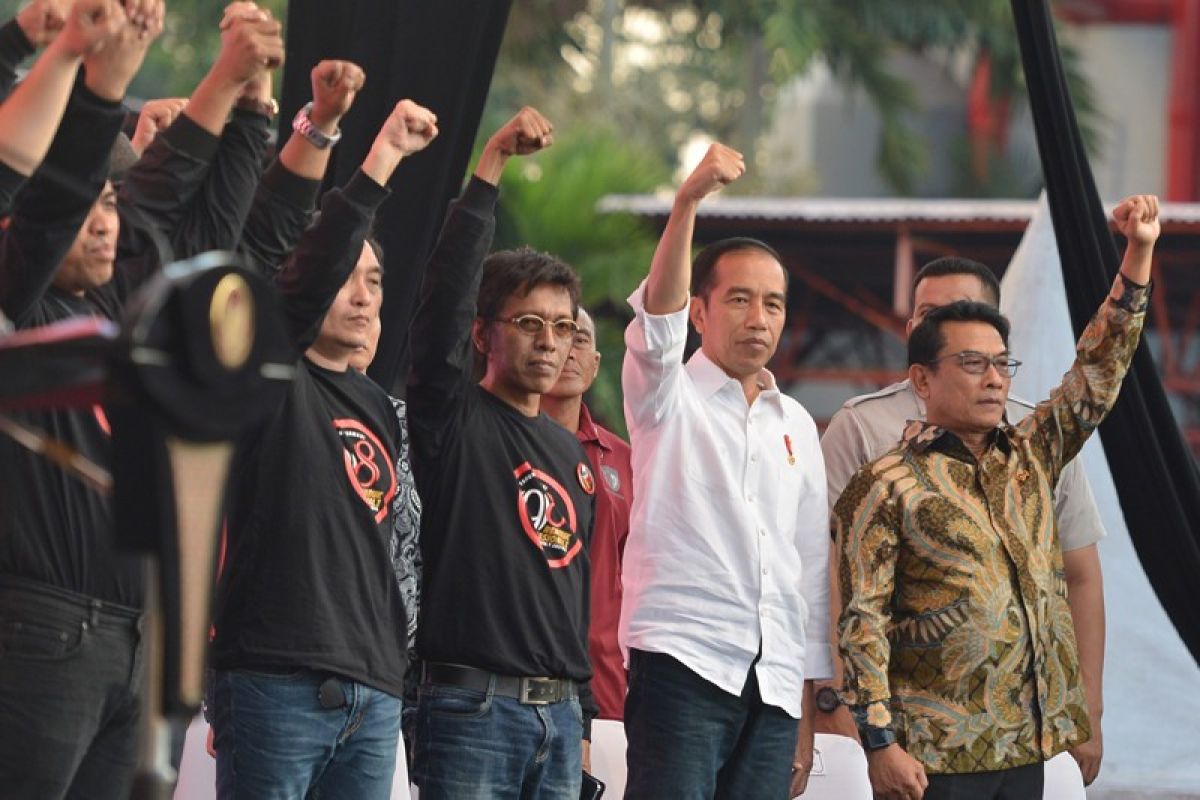 Pengamat  mencermati kedekatan Presiden Jokowi dan Moeldoko