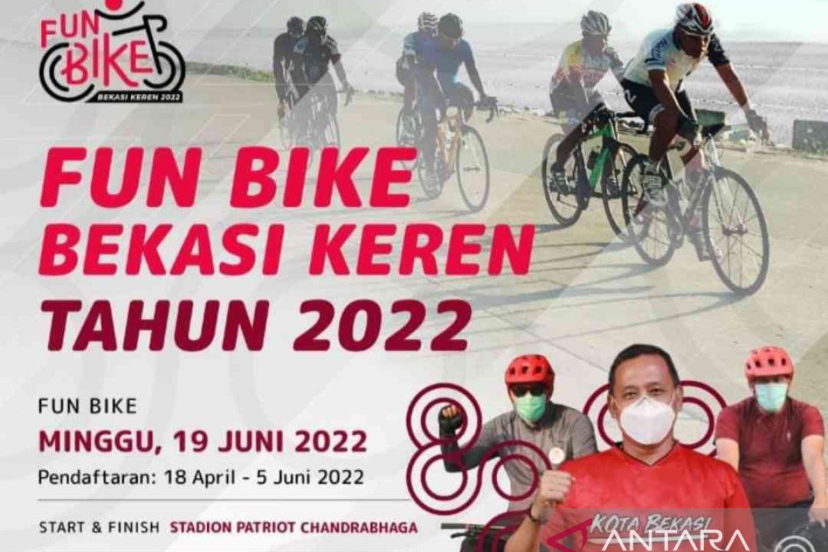 Wali Kota Bekasi ajak warga Bekasi meriahkan Fun Bike 2022