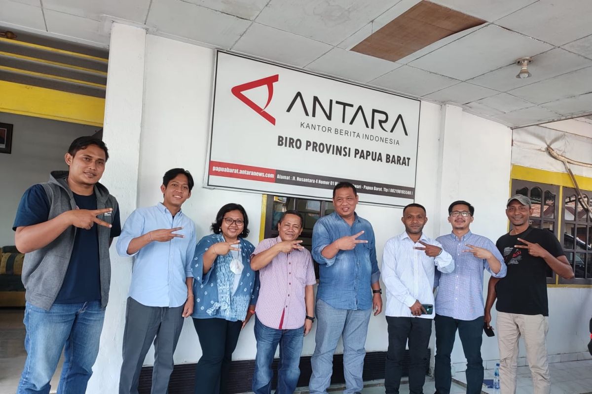 KSP sambangi kantor ANTARA Biro Papua Barat