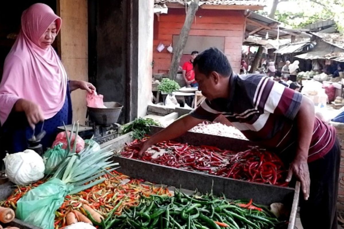 Harga cabai merah di Pekalongan tembus Rp60 ribu