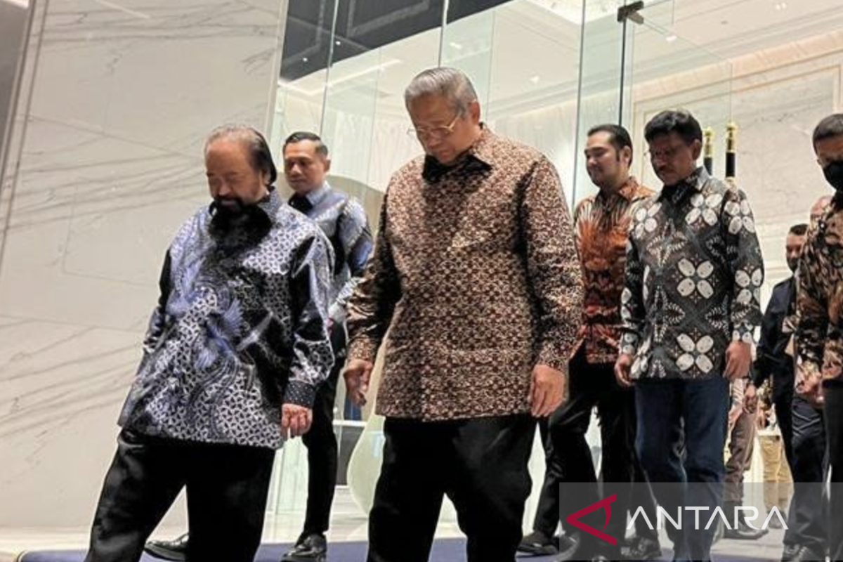 SBY dan AHY kunjungi Surya Paloh di Nasdem Tower, konsolidasi untuk Pilpres 2024?
