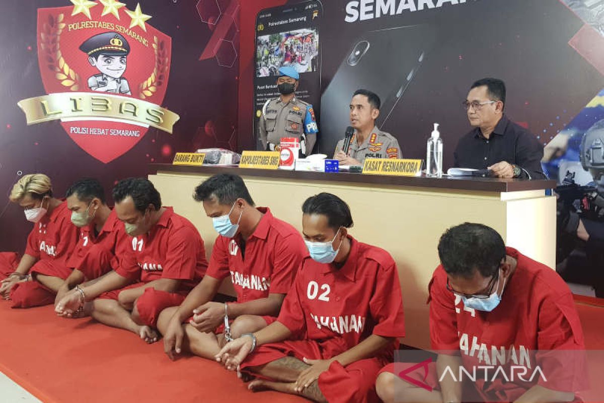 Polisi tangkap pelaku kasus narkoba  hampir setiap hari di Semarang