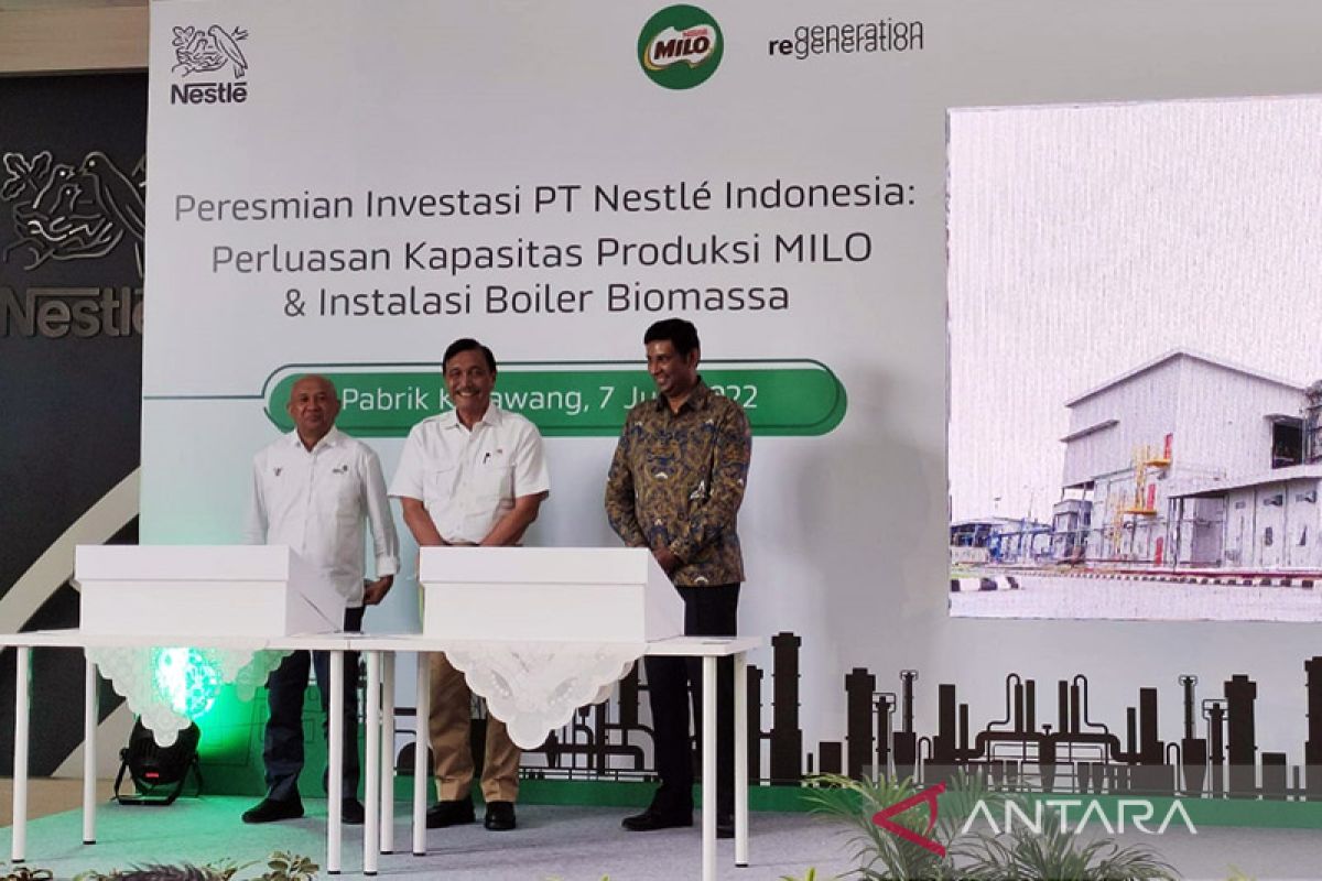 Diapresiasi Luhut, Nestle kucurkan Rp368 miliar tambah kapasitas MILO