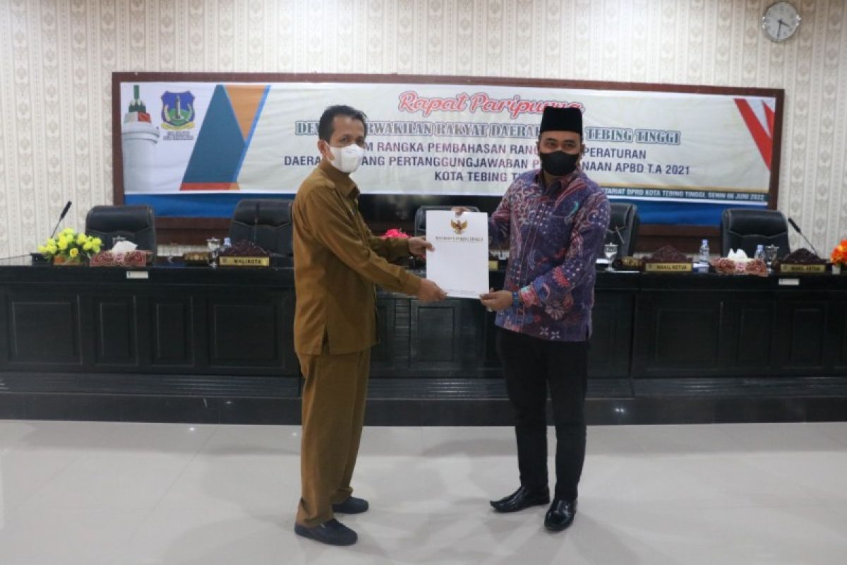 Enam Fraksi DPRD Tebing Tinggi sampaikan apresiasi atas APBD 2021