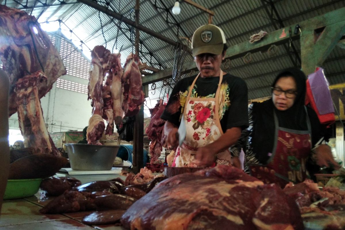 Harga daging  di Kudus stabil tapi penjualan menurun