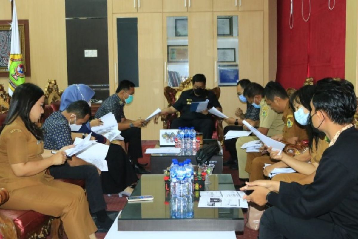 Bupati Samosir terima audiensi Kepala BPJS Kesehatan Pematang Siantar