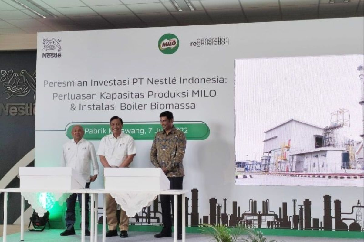 Diapresiasi Luhut, Nestle kucurkan Rp368 miliar tambah kapasitas produksi MILO