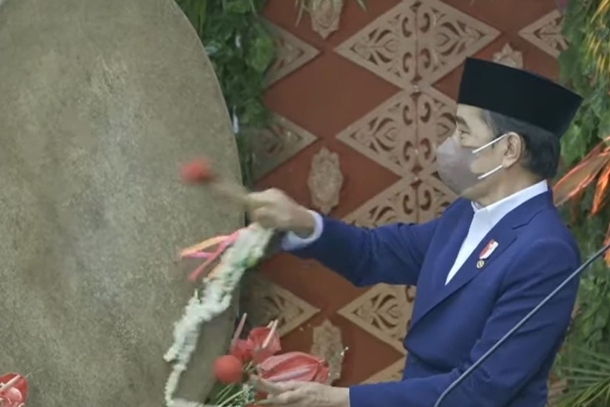 Presiden Jokowi berharap Masjid At-Taufiq perkokoh peradaban Indonesia modern