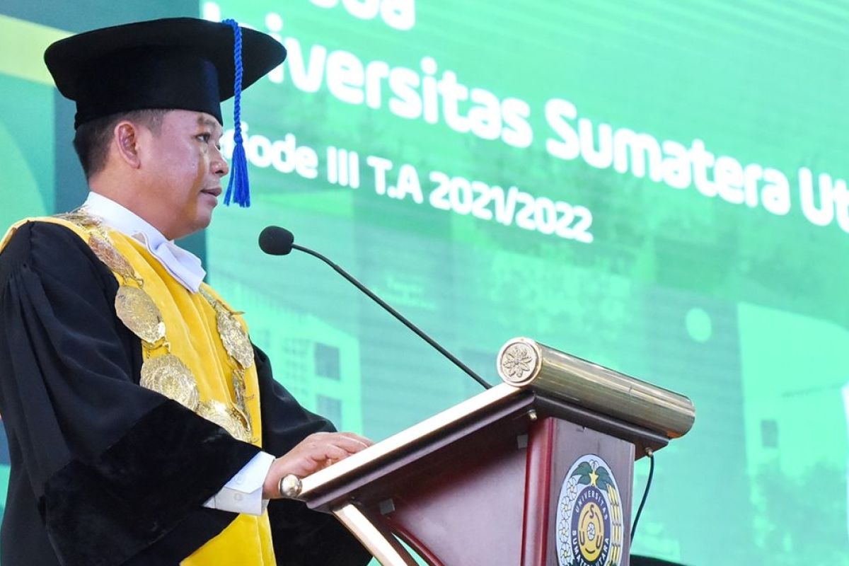 Rektor USU lantik 1.150 wisudawan