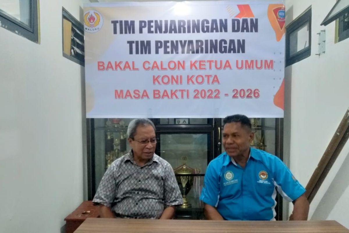 KONI Ambon buka pendaftaran Balon ketua umum periode 2022-2024, siapkan regenerasi