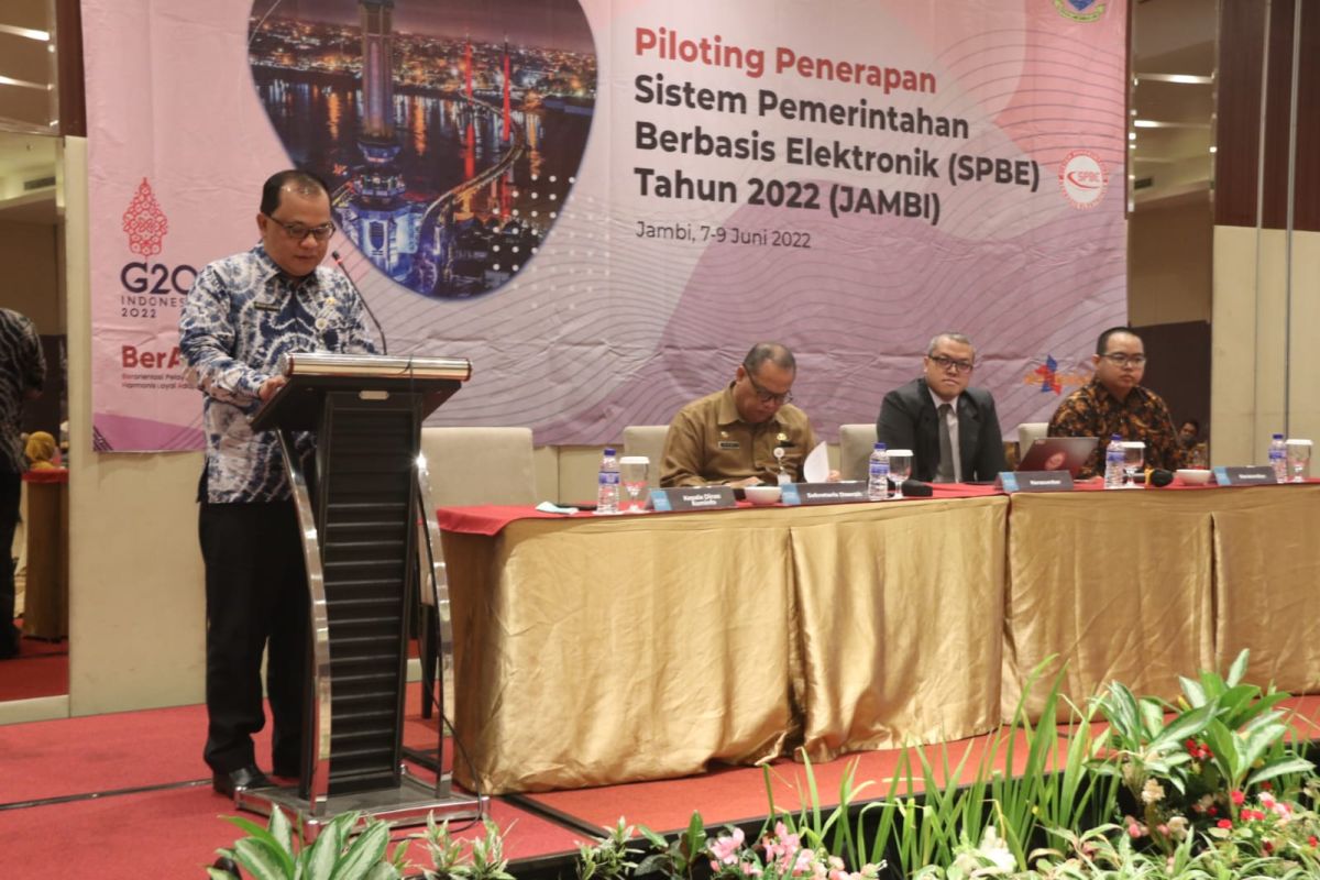 Jambi jadi salah satu percontohan sistem pemerintahan berbasis elektronik