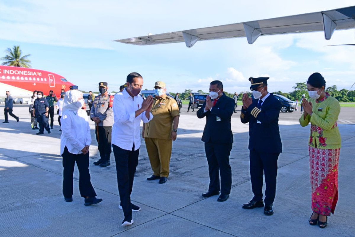 GTRA Summit menjadi agenda pertama kunjungan kerja Presiden Joko Widodo di Wakatobi