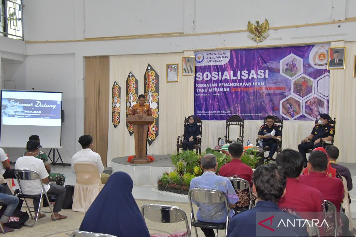 KKP dan Pemkab HSS sosialisasi pencegahan penangkapan ikan yang merusak