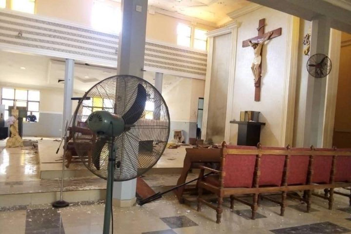 Korban tewas dalam serangan di gereja Nigeria bertambah jadi 40 orang