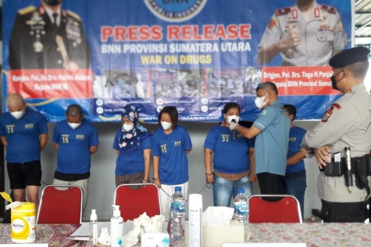 BNNP Sumut: Empat wanita kurir 32 kg sabu terancam hukuman mati