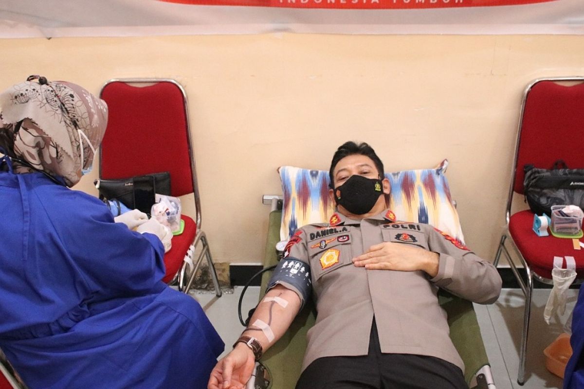 Jelang Hut Bhayangkara ke 76, Polda Kaltara Gelar Donor Darah