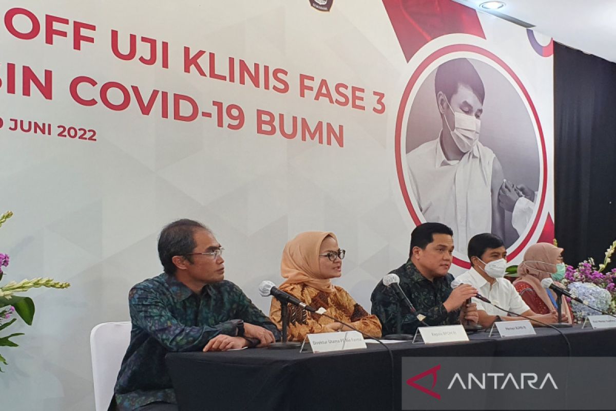 Erick Thohir minta Vaksin BUMN bisa sokong kebutuhan dunia