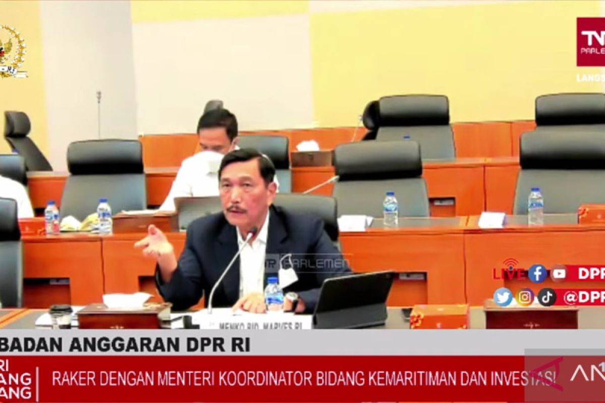 Luhut usulkan anggaran Rp429,06 miliar pada 2023