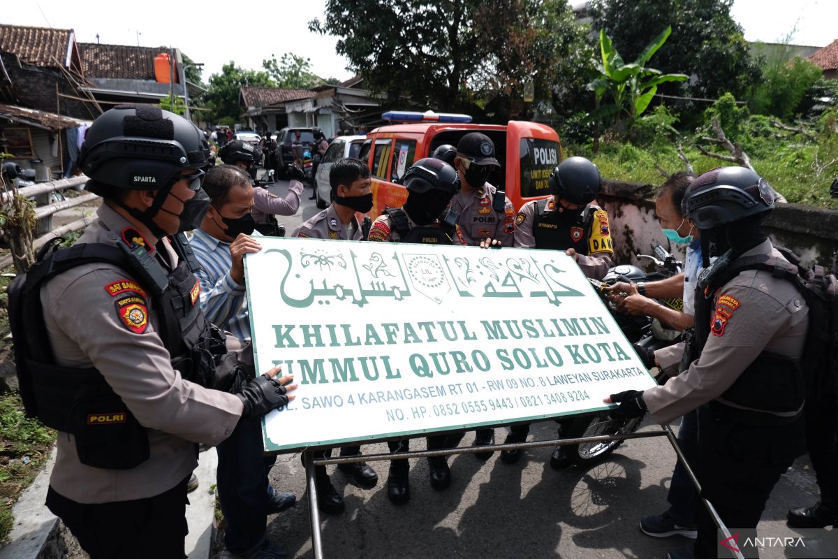 23 anggota Khilafatul Muslimin jadi tersangka, Densus dalami keterkaitan dengan terorisme
