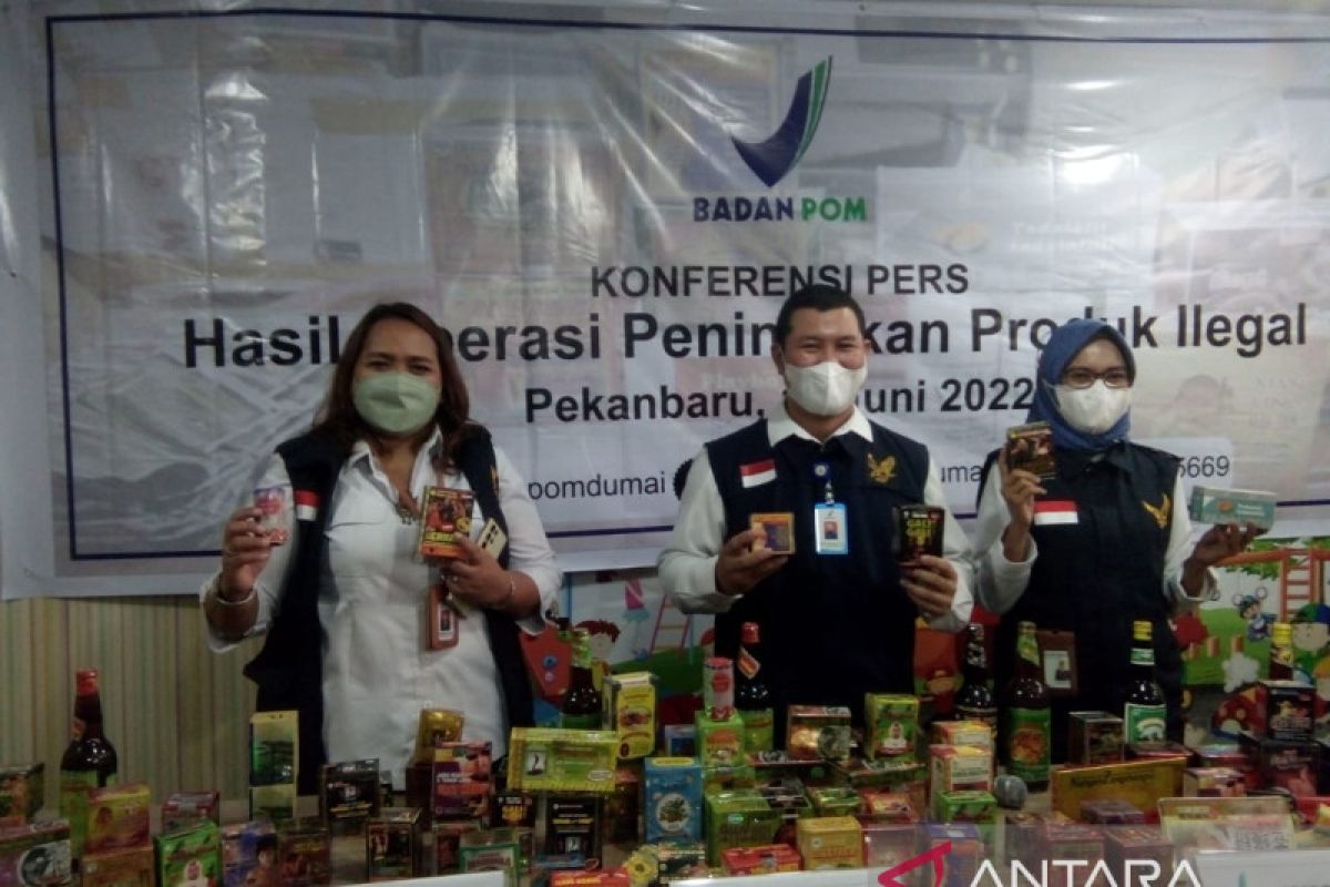 BBPOM Pekanbaru menemukan 138 jenis obat tradisional ilegal