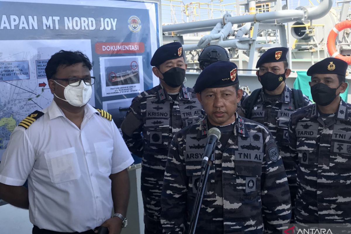 TNI AL bantah Perwira minta uang Rp5,4 miliar untuk lepaskan kapal tanker