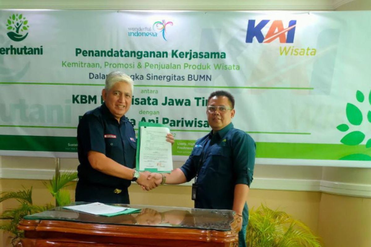 Perhutani kerja sama pengembangan wisata dengan PT Kereta Api Pariwisata