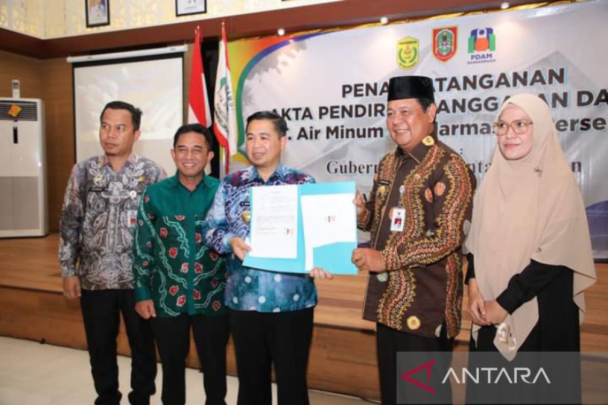 PDAM Bandarmasih resmi beralih status jadi PT Air Minum