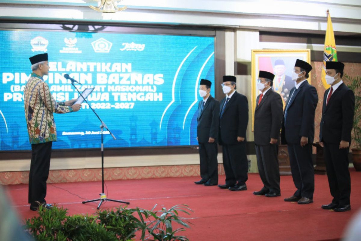 Ganjar minta Baznas Jateng kreatif maksimalkan potensi wakaf