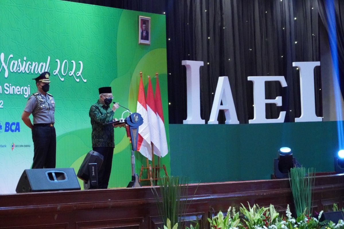 Wapres minta IAEI persiapkan generasi muda untuk pahami ekonomi Islam