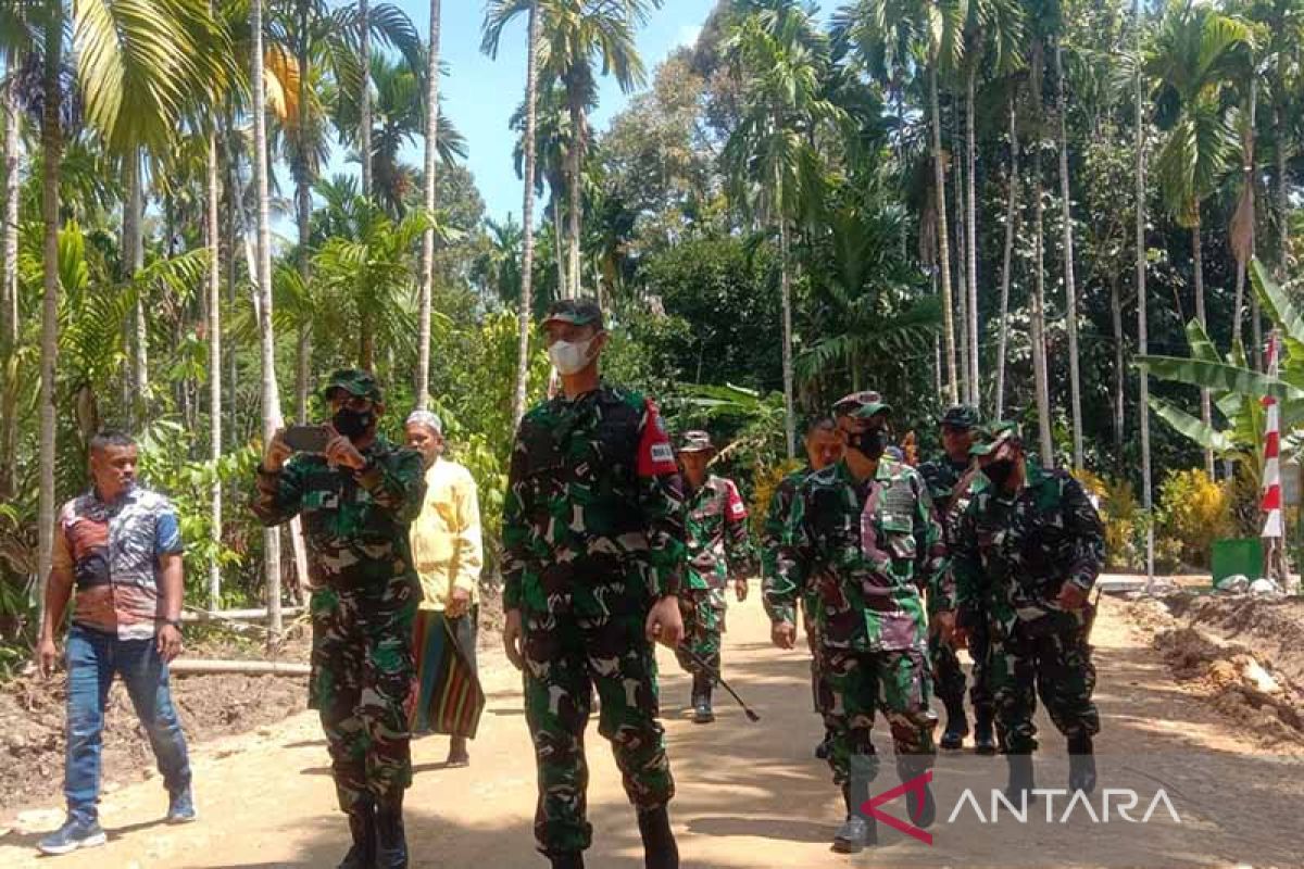 TNI bangun jalan baru di Aceh Utara sepanjang 3,7 kilometer