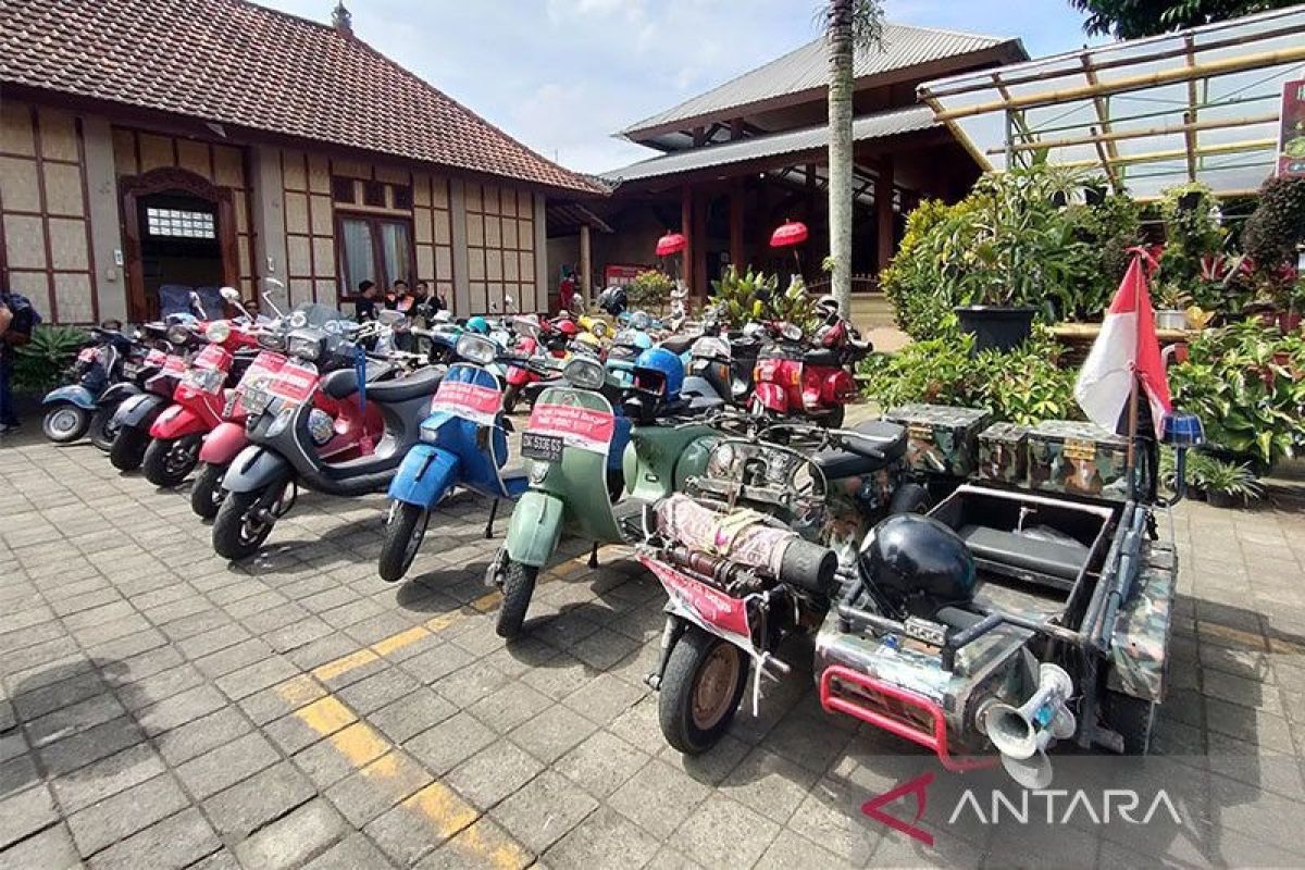 Kegiatan Vespa World Days Bali jadi ajang berkumpulnya pencinta Vespa dunia