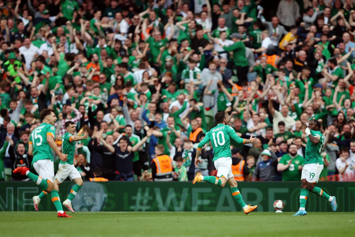 Irlandia kalahkan Skotlandia 3-0 Nations League