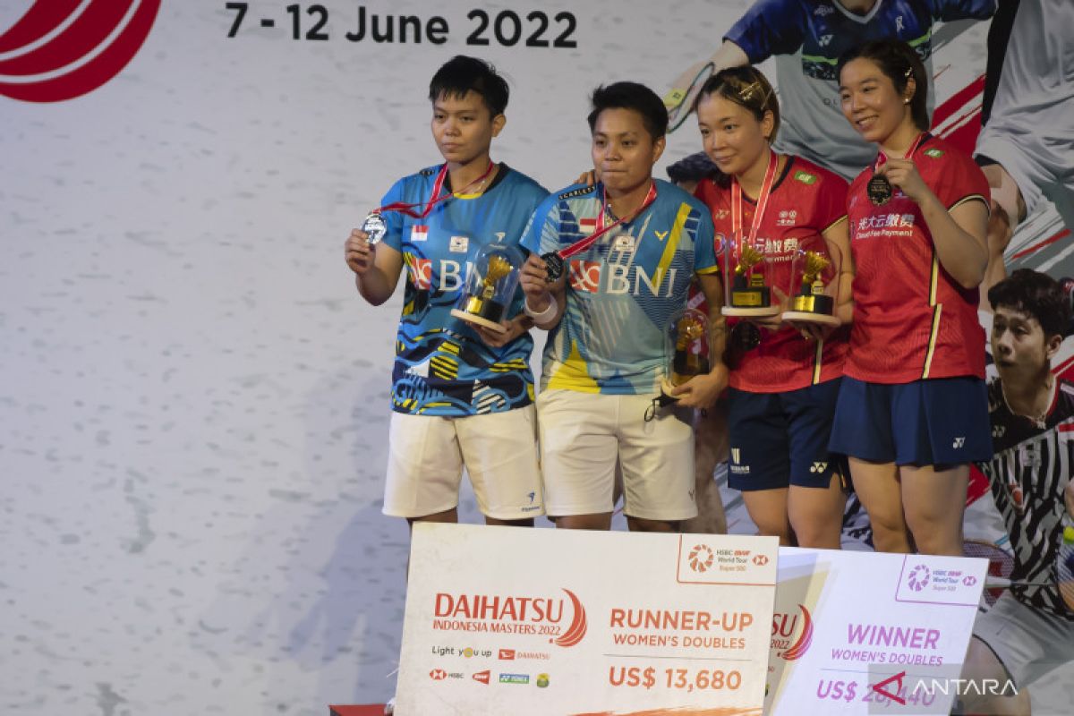 Indonesia Open 2022 - Hasil ganda putri hari pertama