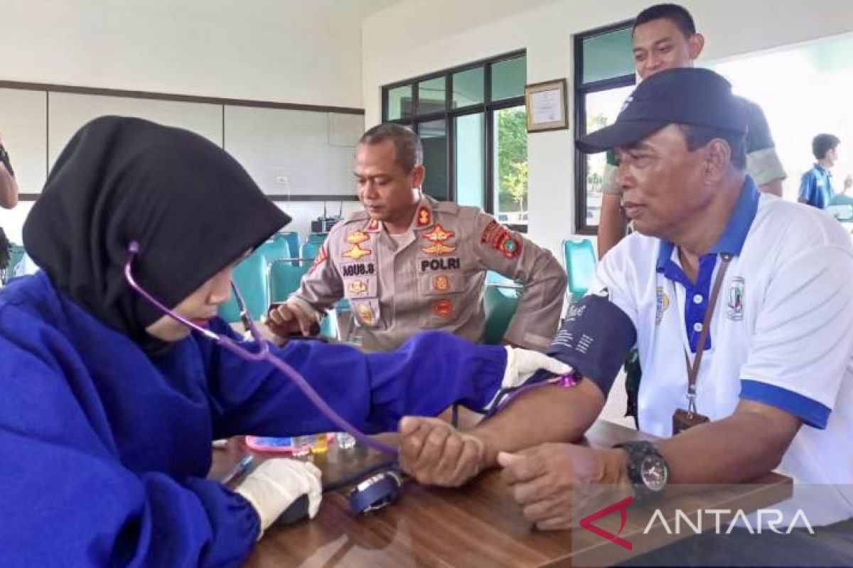 PT Timah-Korem 045 Garuda Jaya  gelar donor darah di Bangka Barat