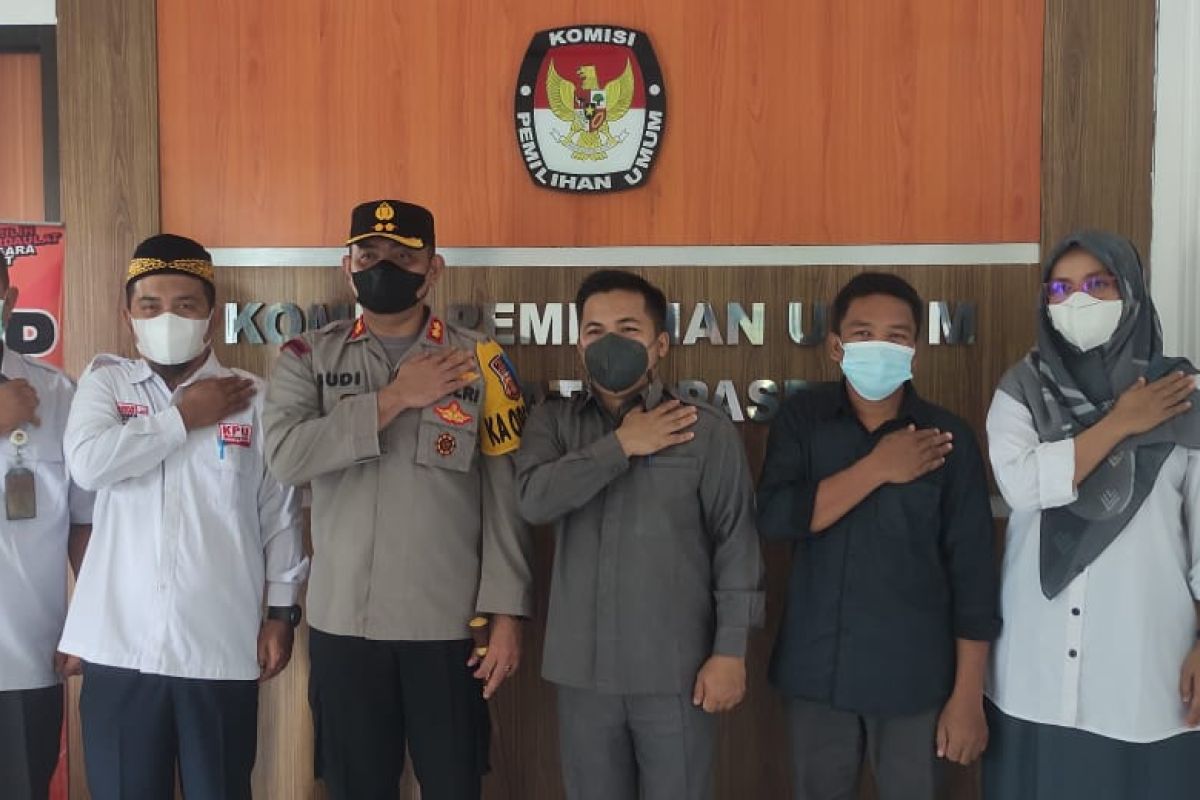 KPU-Polres Paser lakukan koordinasi jelang peluncuran tahapan Pemilu