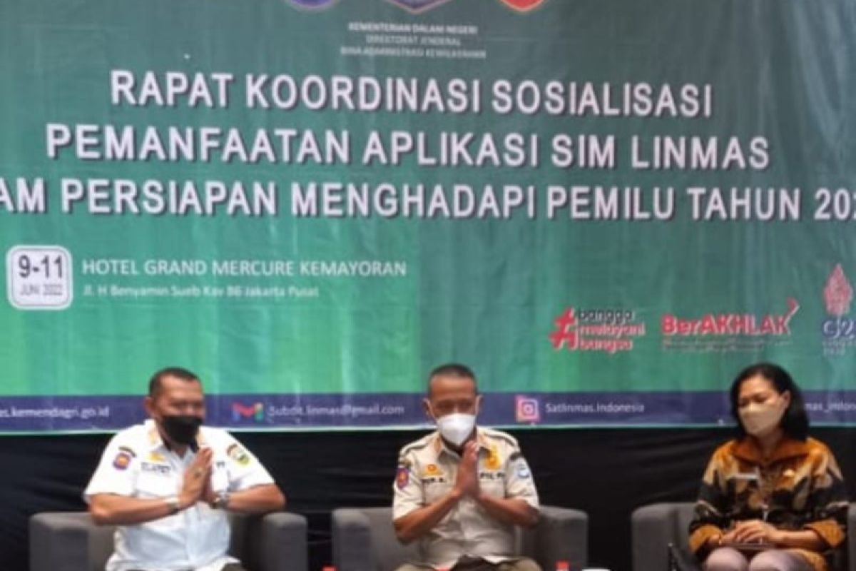 Pemkab Solok dinilai sukses manfaatkan aplikasi SIM LINMAS oleh Kemendagri