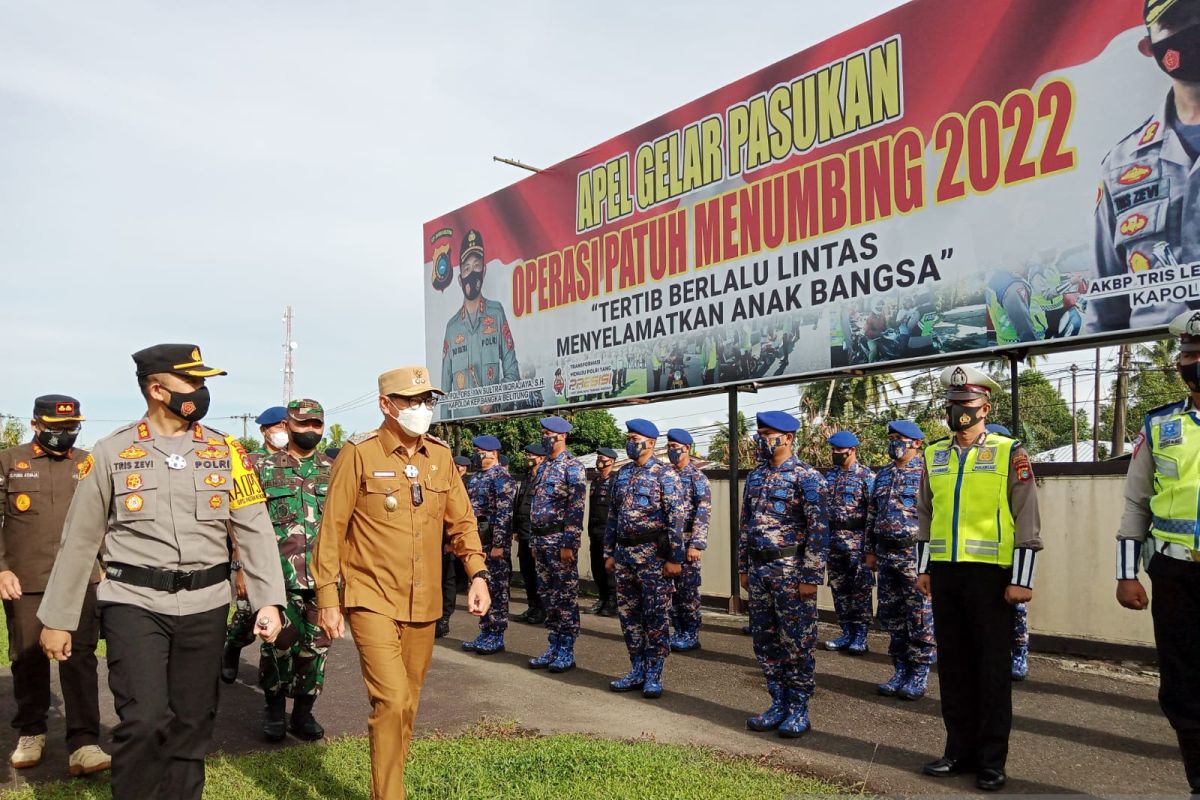 Polres Belitung gelar Operasi Patuh Menumbing 2022