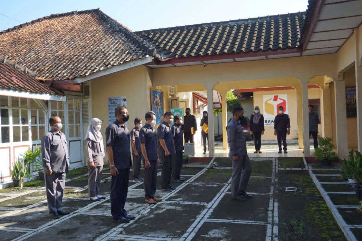 Bawaslu Kulon Progo menggelar Apel Siaga Pengawasan Pemilu 2024