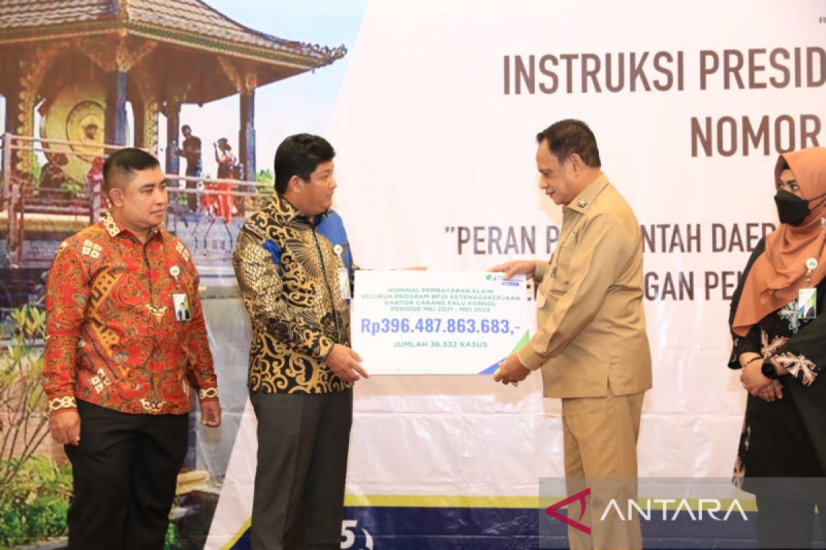 BPJAMSOSTEK ingatkan Pemda Sulteng implementasikan Inpres No.2/2021