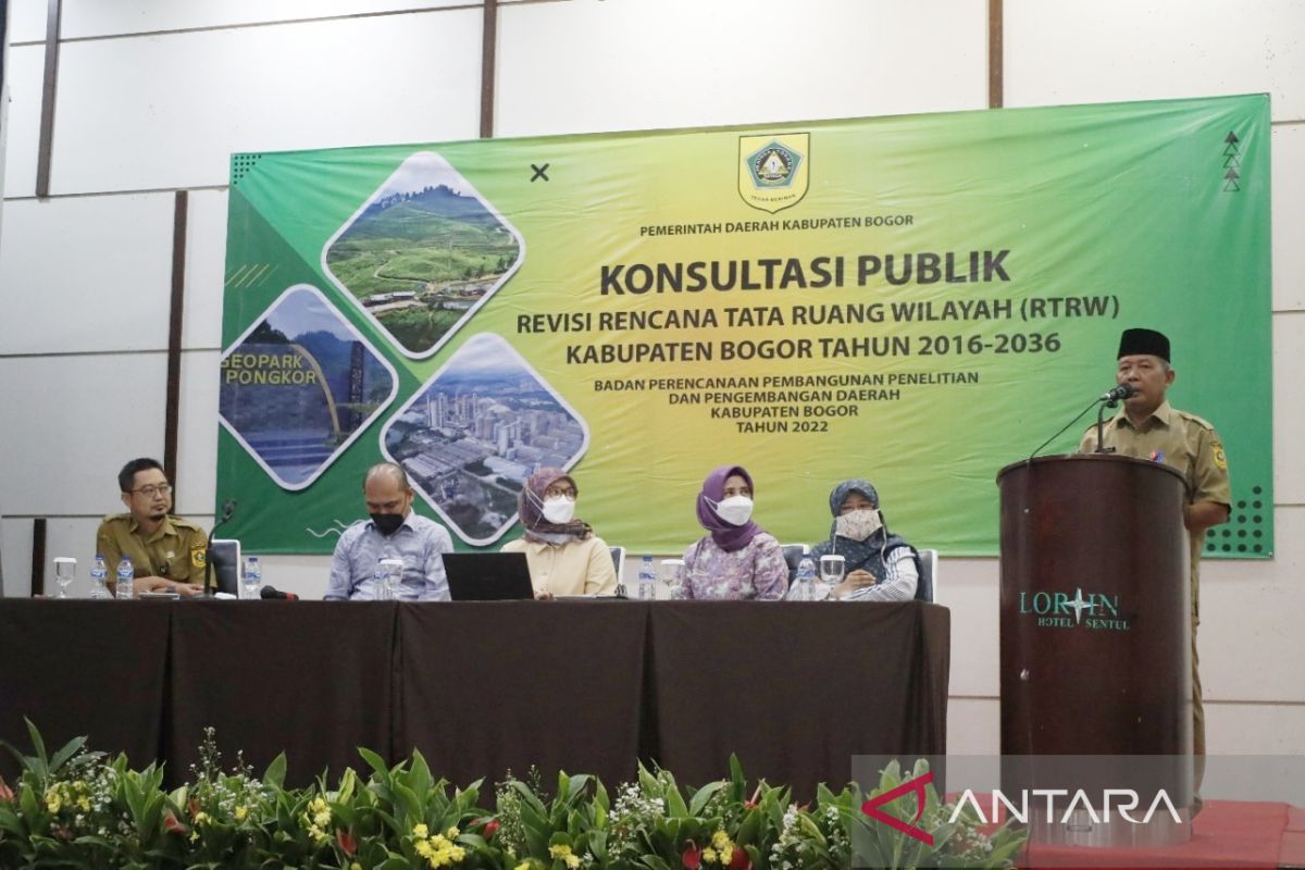 Siapkan revisi RTRW, Pemkab Bogor gelar konsultasi publik