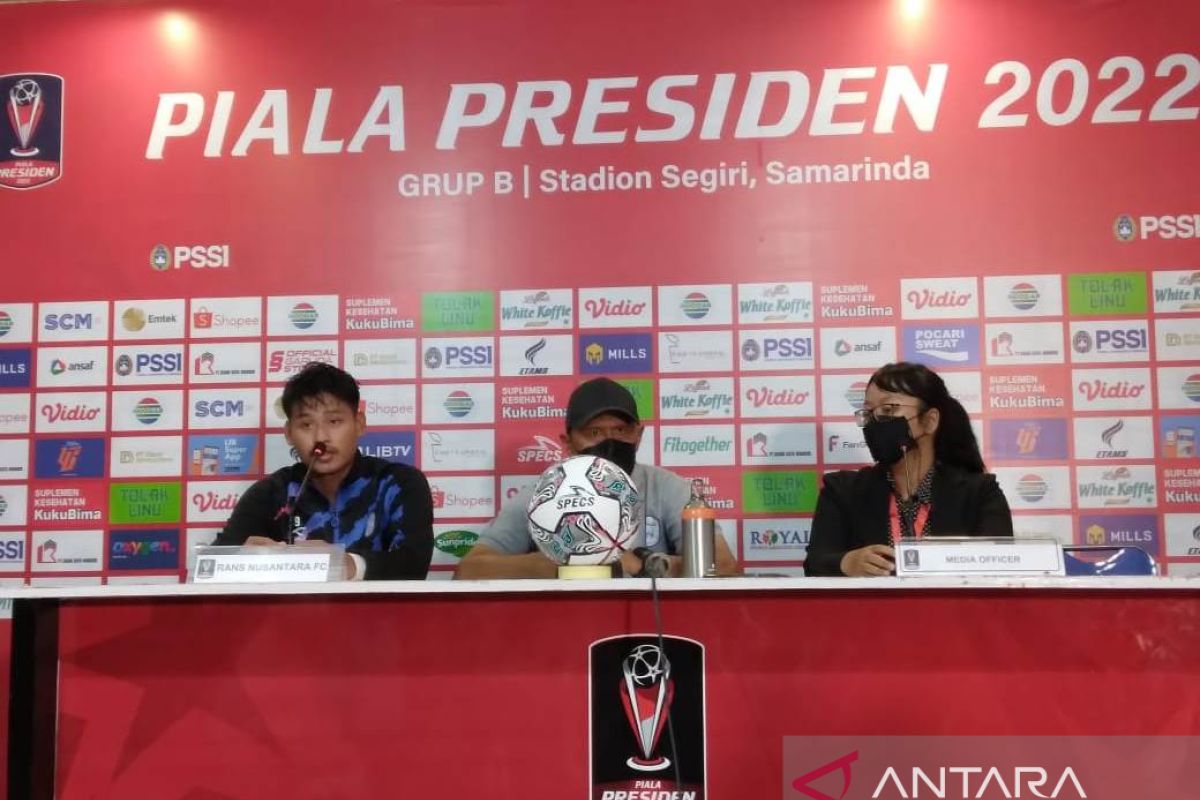 Pelatih Rans Nusantara akui tempo permainan buruk di babak pertama