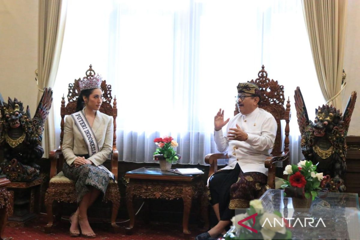 Putri Indonesia mohon restu dari masyarakat Bali untuk ajang Miss Universe