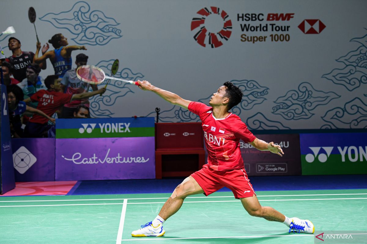 Pelatih sebut penampilan Ginting positif juara sejak awal turnamen