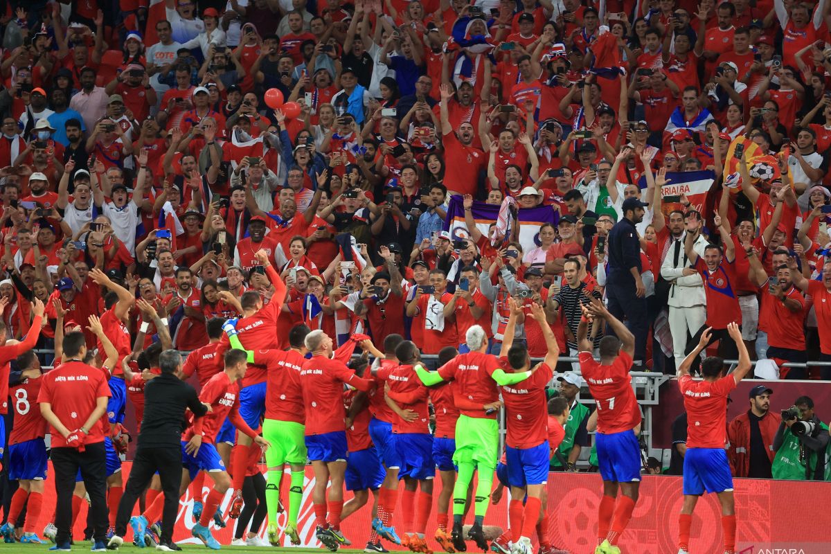 Kosta Rika segel tiket terakhir ke Piala Dunia 2022