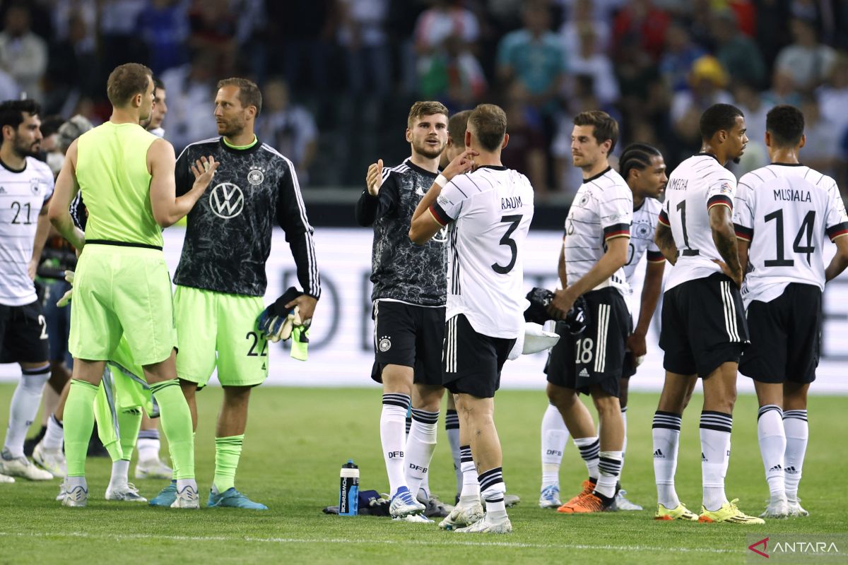 Pertandingan Grup A3 UEFA Nations League, dua gol Timo Werner bawa Jerman hancurkan Italia 5-2