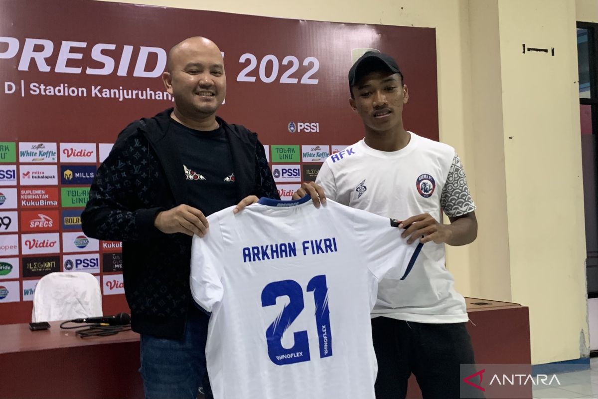 Pemain Timnas U-19 Arkhan Fikri teken kontrak lima tahun dengan Arema FC